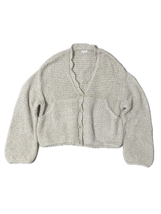 Kimchi Blue Sweaters - ✰ Kimchi Blue Light Olive Open-Weave V-Neck Cardigan ✰